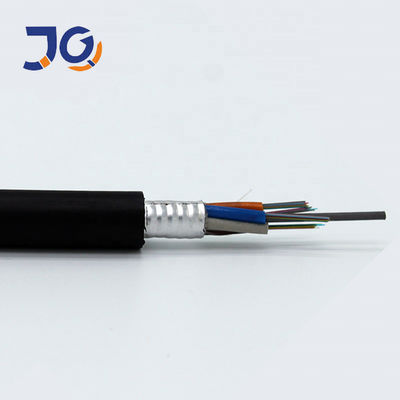 12 Core GYTA Armored Loose Tube สายเคเบิล PE Jacket สำหรับการสื่อสาร