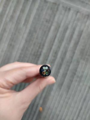 48 Core Single Mode Duct GYFTY สายไฟเบอร์ออปติกสีดำ