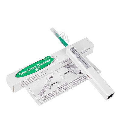 ปากกาทำความสะอาดไฟเบอร์ออปติก 2.5 มม. คลิกเดียวสีเขียว SC ST FC Connector