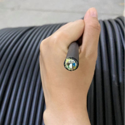 สายเคเบิลใยแก้วนำแสงกลางแจ้งทั้งหมดสายเคเบิลใยแก้วนำแสงที่รองรับตัวเองไดอิเล็กทริก ADSS