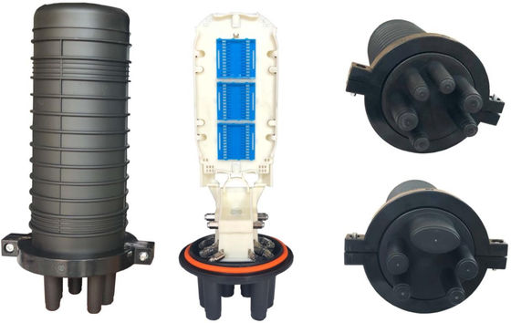 Dome กันน้ํา IP68 ไฟเบอร์ออปติก Splice ปิดราคาพลาสติก 1 ใน 4 ออก