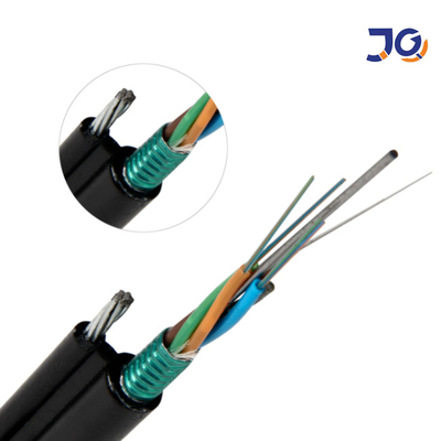 รูปที่ 8 สายเคเบิลไฟเบอร์ออปติก GYXTC8S สายเคเบิลไฟเบอร์ออปติก 6 แกนหุ้มเกราะ 6 คอร์