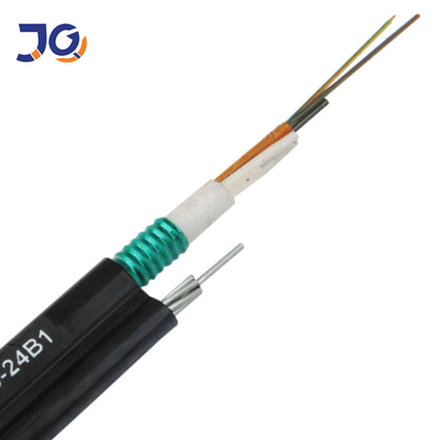 6/24 Core Single Mode Central Loose Tube เทปลูกฟูก GYTC8S สำหรับสายไฟเบอร์ออปติก Outdoor