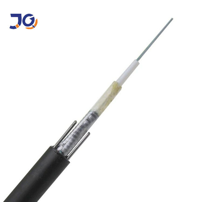 2 4 6 8 16 24 สายเคเบิลใยแก้วนำแสงกลางแจ้งหุ้มเกราะ Gyxtw 1km g652d โหมดเดียว 12 คอร์