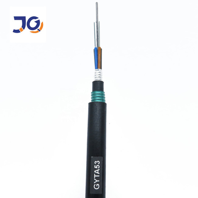 GYTA53 สายเคเบิลใยแก้วนำแสงกลางแจ้งฝังโดยตรงเหนือศีรษะ 12/24/48 Core