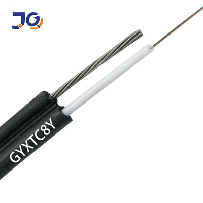 2-12 Core คุณภาพสูง GYXTC8Y Outdoor รูป 8 สายไฟเบอร์ออปติกสําหรับโทรคมนาคม