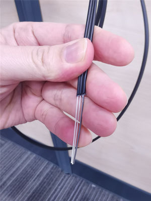 ระบบเครือข่าย FTTH Optical Drop Cable โหมดเดียว G657a 1/2/4 Cores