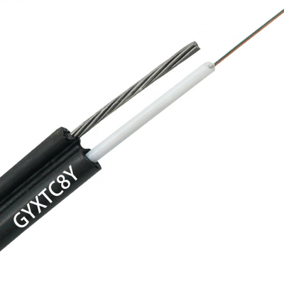 สายเคเบิลไฟเบอร์ออปติกที่รองรับตัวเองกลางแจ้งรูปที่ 8 FTTH Gyxtc8s 4 6 8 12 Core